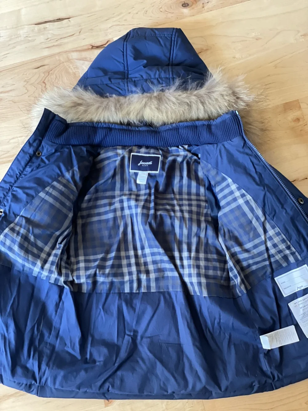 Jacadi Paris Children’s Down Winter Coat – Size 6 (6A)